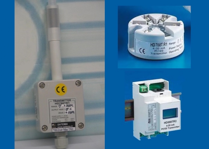 Trasmettitori di temperatura configurabili PT100